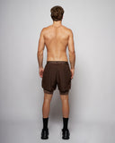 Pantalón Corto Híbrido 5" 2en1 - Marrón Chocolate