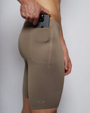 Collant Hybride 8" - Taupe