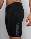 Collant Hybride 8" - Noir