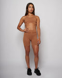 Seamless Push-Up Biker Shorts - Honey