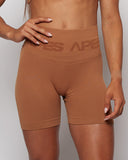 Seamless Push-Up Biker Shorts - Honey