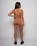 Seamless Push-Up Biker Shorts - Honey