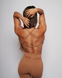 Seamless Push-Up Biker Shorts - Honey
