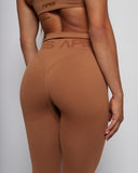 Nahtlose Push-Up-Leggings – Honig