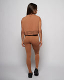 Low Logo Crop Tank - Honey