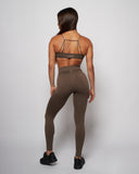 Legging push-up sans coutures Grain de Café