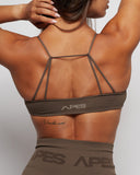 Twisted Seamless Bra - Coffee Bean