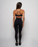 Twisted Seamless Bra - Black