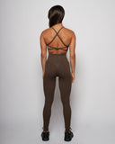 Wild Seamless Leggings - Coffee Bean