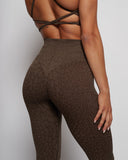 Wild Seamless Leggings - Coffee Bean