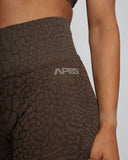 Wilde nahtlose Leggings – Kaffeebohne