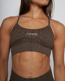 Wild Seamless Bra - Coffee Bean