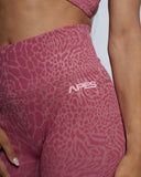 Wilde nahtlose Leggings – Altrosa