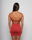 Sculpt V Bra - Red Clay