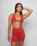 Sculpt V Bra - Red Clay