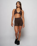 Sculpt V Bra - Coffee Bean