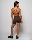 Sculpt V Bra - Coffee Bean