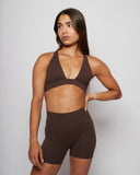 Sculpt V Bra - Coffee Bean
