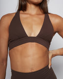 Sculpt V Bra - Coffee Bean