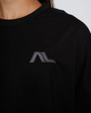 Apes Essentials Bold Crop Tshirt - Solid Black