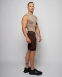 DÉBARDEUR DE COMPRESSION PEAU - Taupe