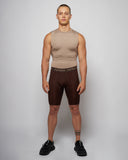 DÉBARDEUR DE COMPRESSION PEAU - Taupe