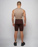 DÉBARDEUR DE COMPRESSION PEAU - Taupe