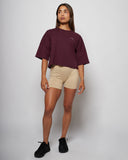 Apes Essentials Bold Crop Tshirt - Night Bloom