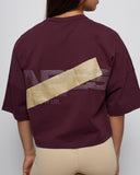 Apes Essentials Bold Crop Tshirt - Night Bloom