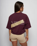 Apes Essentials Bold Crop Tshirt - Night Bloom