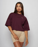 Apes Essentials Bold Crop Tshirt - Night Bloom