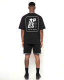 <tc>Apes Lab. Original</tc> - Pantalones cortos de baloncesto Japan Stamp - Negros