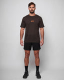 T-shirt Oversize Tiger Core Edit - Marron Foncé