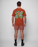 T-shirt Oversize Phoenix Core Edit - Rouille