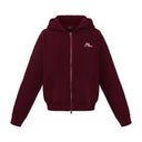 <tc>Apes</tc> <tc>Essentials</tc> UNIT Boxy Double Zip Hoodie - Roter Samt