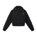 Apes Essentials UNIT Crop Oversize Hoodie - Black