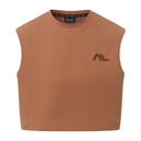Low Logo Crop Tank - Honey