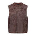 Training Mesh Tank - Chocolate Brown