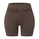 Nahtlose Push-Up-Biker-Shorts – Kaffeebohne