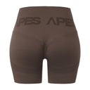 Nahtlose Push-Up-Biker-Shorts – Kaffeebohne