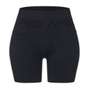 Seamless Push-Up Biker Shorts - Black
