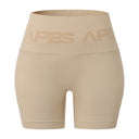 Seamless Push-Up Biker Shorts - Bone White