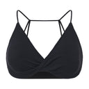 Twisted Seamless Bra - Black