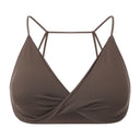 Twisted Seamless Bra - Coffee Bean