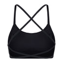 Seamless Cross Bra - Black