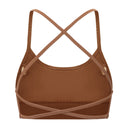 Seamless Cross Bra - Honey