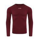 Apes Essentials Tshirt Manches Longues Skin Compression - Velours Rouge