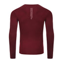 Apes Essentials Tshirt Manches Longues Skin Compression - Velours Rouge