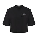 Apes Essentials Bold Crop Tshirt - Solid Black