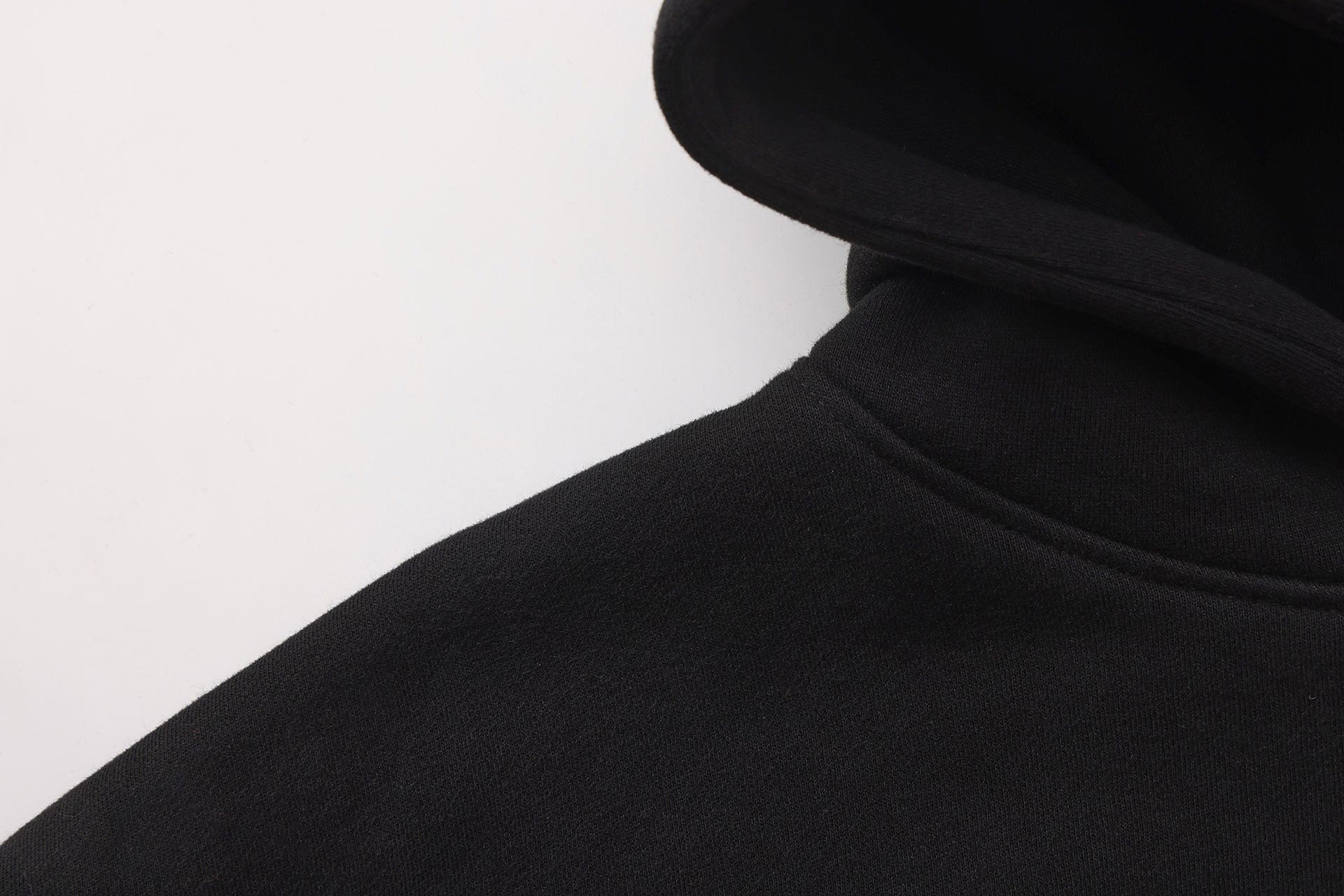 <tc>Apes</tc> Essentials - Sweat à capuche court oversize UNIT - Noir